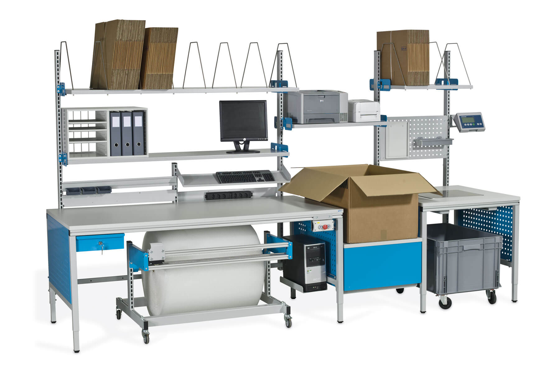 erste Lösungen für Arbeitsplatzsysteme von ERGO-line